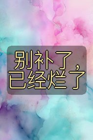 别补了，已经烂了封面