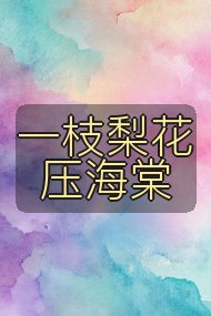 一枝梨花压海棠封面